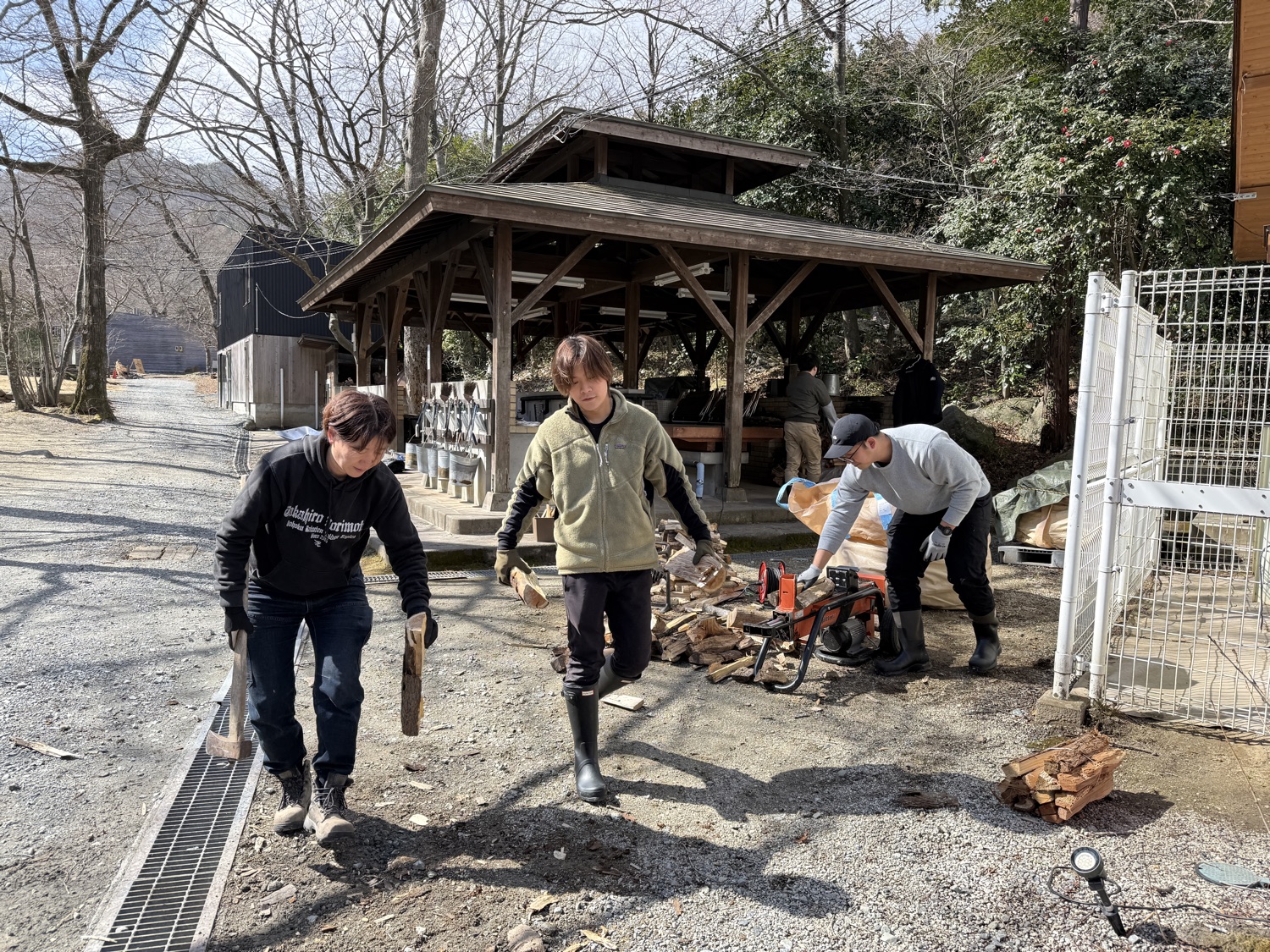 キャンプ場整備クエスト